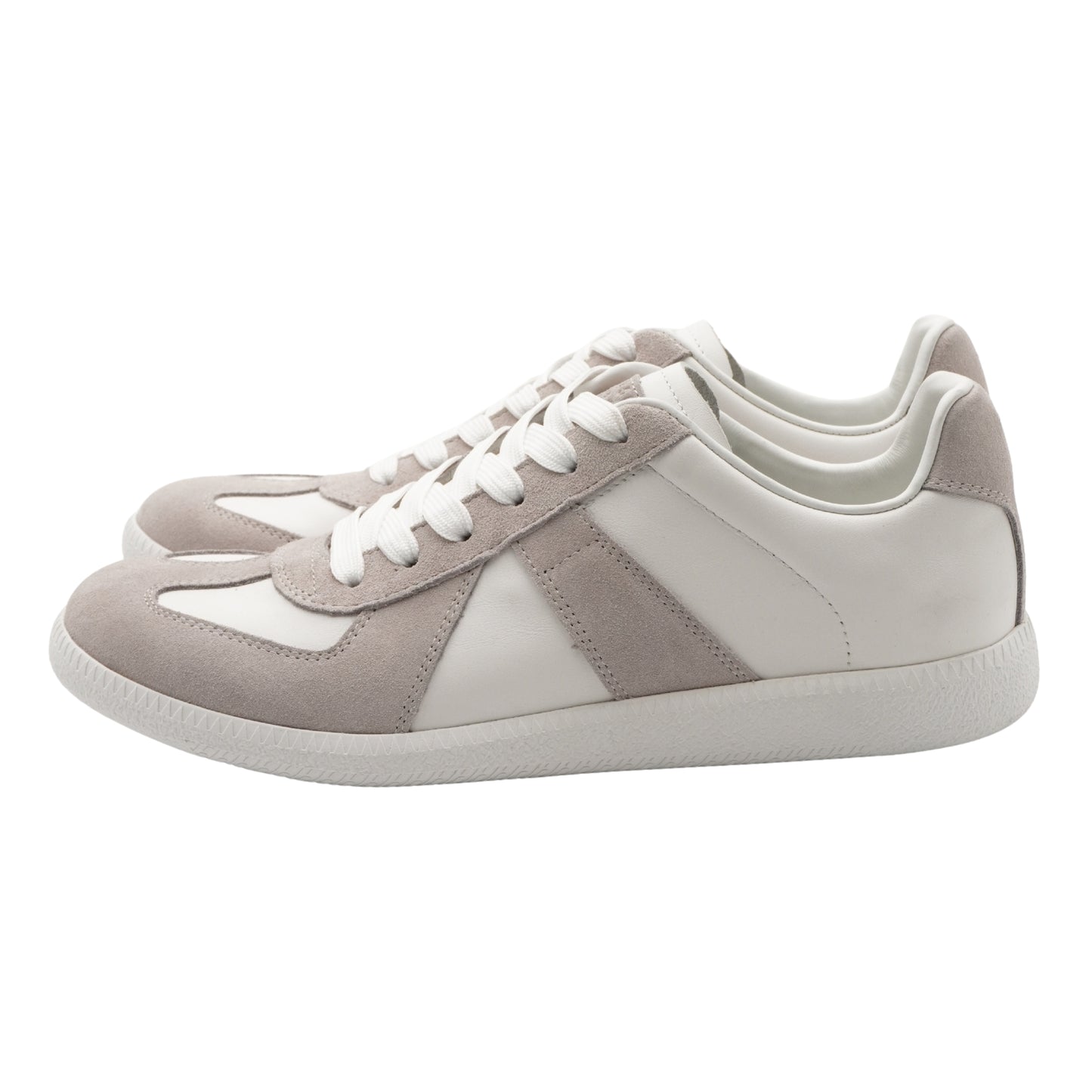 Maison Margiela Tenis Replica Leather Suede White