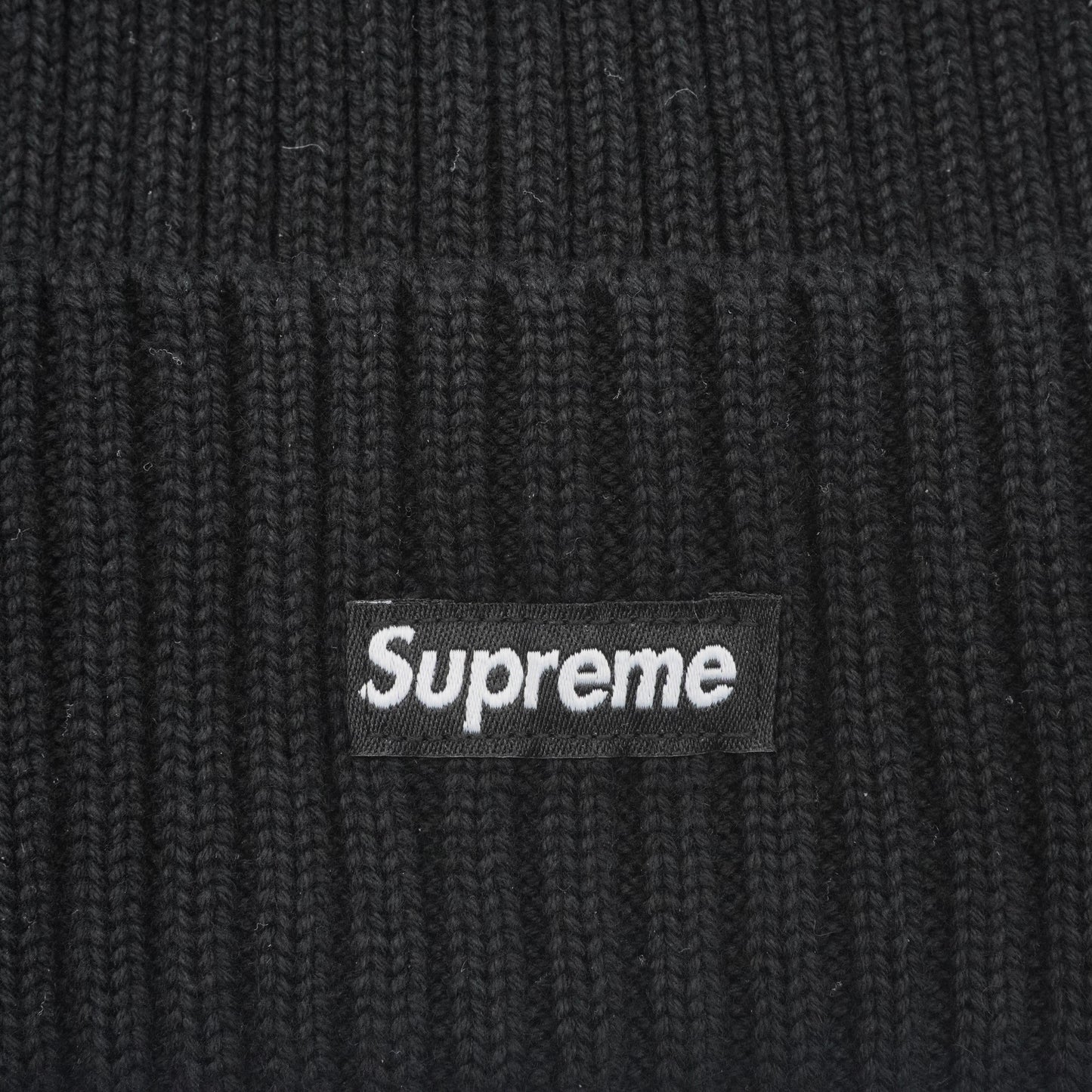 Gorro Supreme Beanie Classic Overdyed Knit Negro