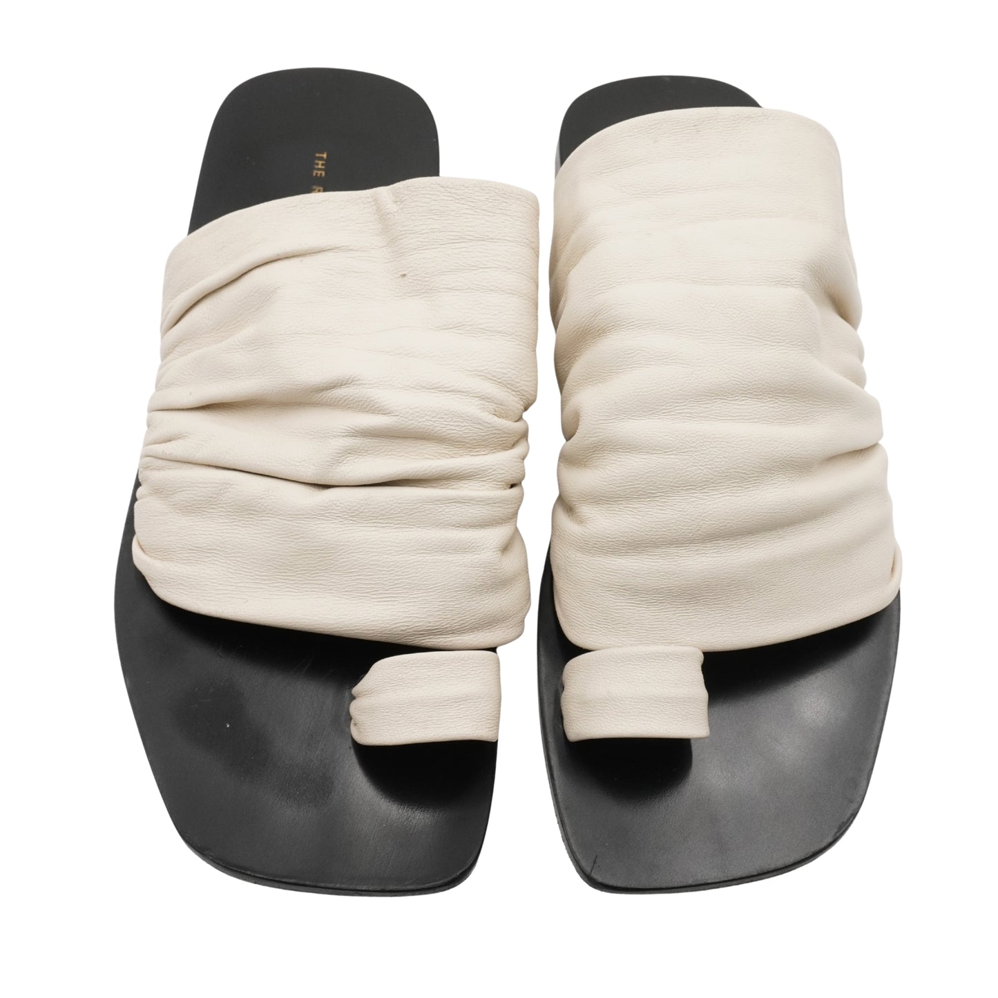 Sandalias The Row Chanclas Drape leather sandals