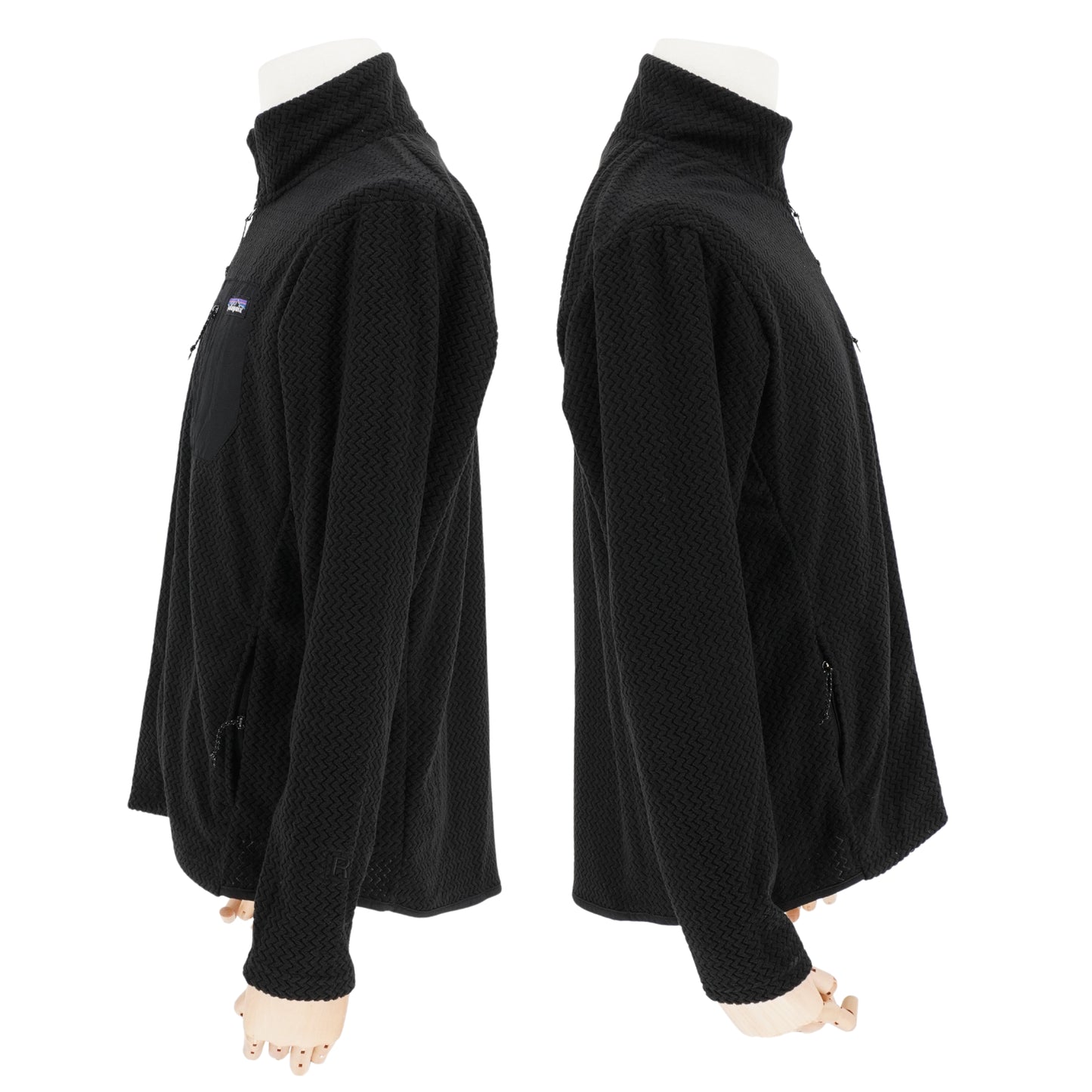 Chamarra Patagonia Polar Zip Neck Fleece Jacket Negro