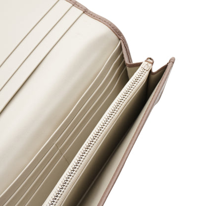 Cartera Loewe Long Wallet Taupe Calfskin