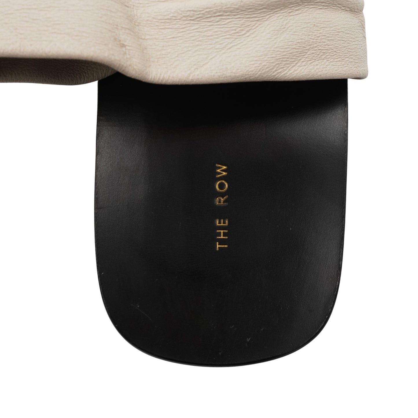 Sandalias The Row Chanclas Drape leather sandals