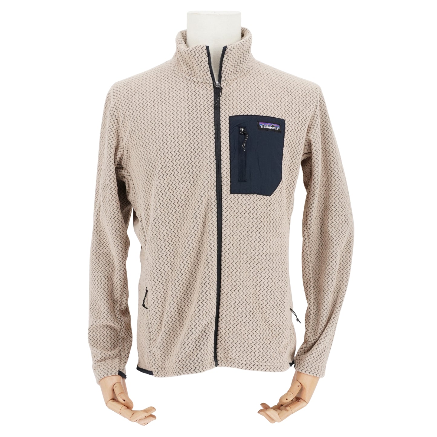 Chamarra Patagonia Polar Zip Neck Fleece Beige