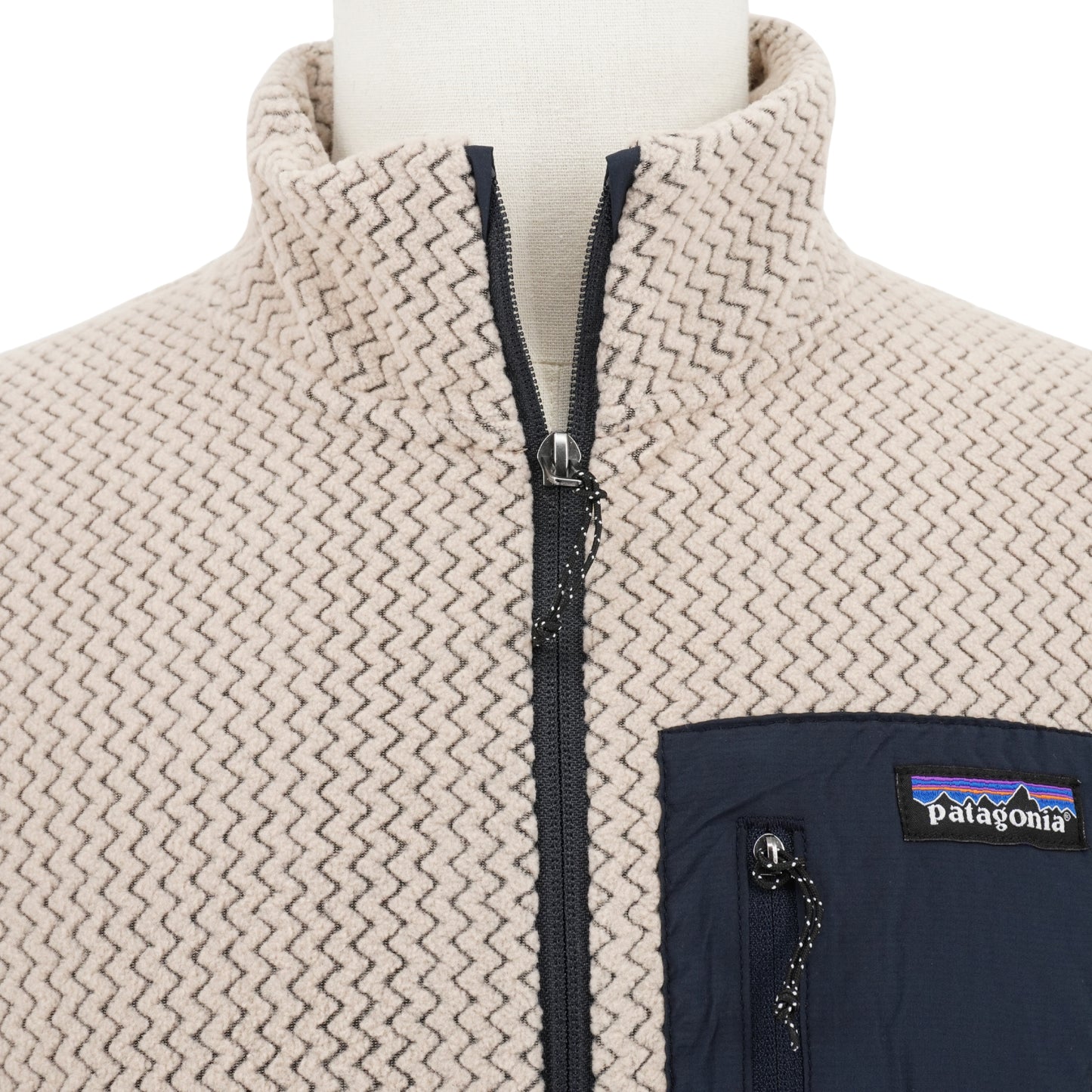 Chamarra Patagonia Polar Zip Neck Fleece Beige