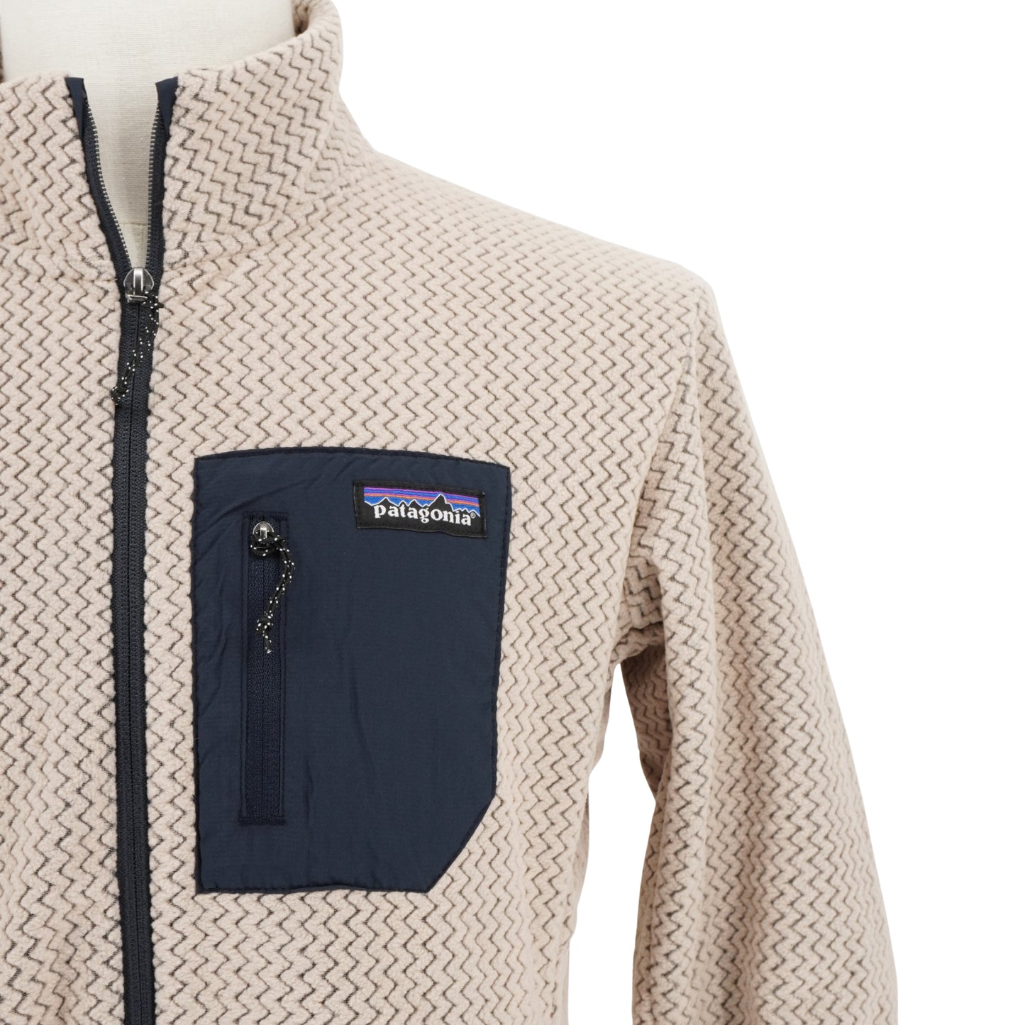 Chamarra Patagonia Polar Zip Neck Fleece Beige
