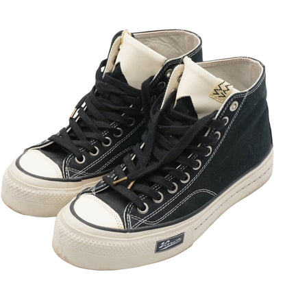 Tenis Visvim Skagway Hi Canvas Leather Patch
