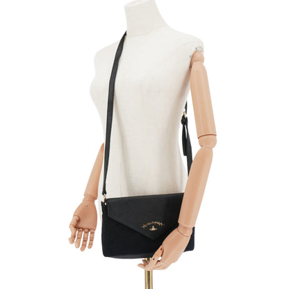 Bolsa Vivienne Westwood Anglomania Envelope Clutch Black
