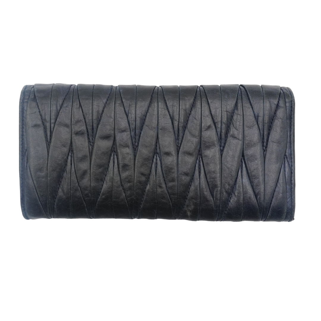 Cartera Miu Miu Vintage Matelasse Azul