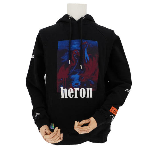 Hoodie Heron Preston Heron Bird Print Black