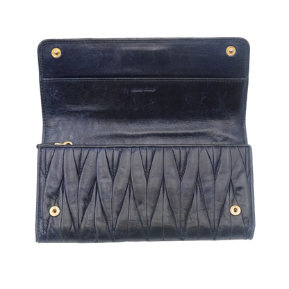 Cartera Miu Miu Vintage Matelasse Azul