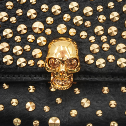 Cartera Alexander McQueen Leather Skull