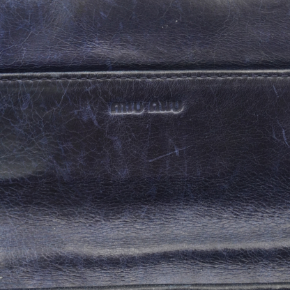 Cartera Miu Miu Vintage Matelasse Azul