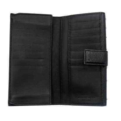 Cartera Alexander McQueen Leather Skull