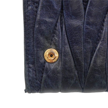 Cartera Miu Miu Vintage Matelasse Azul
