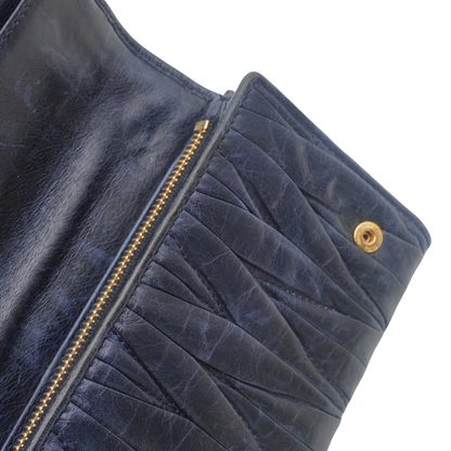 Cartera Miu Miu Vintage Matelasse Azul