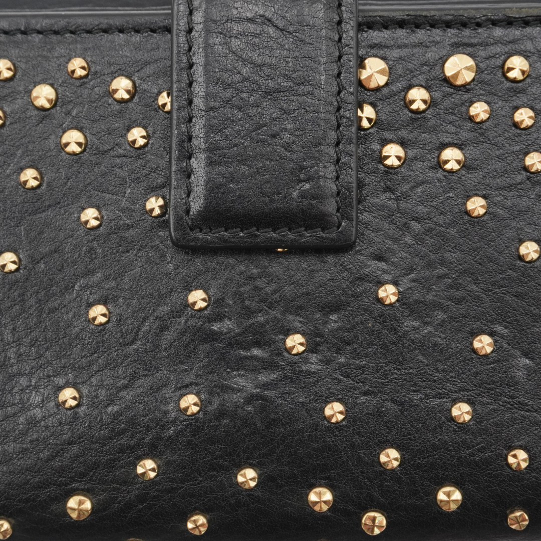 Cartera Alexander McQueen Leather Skull