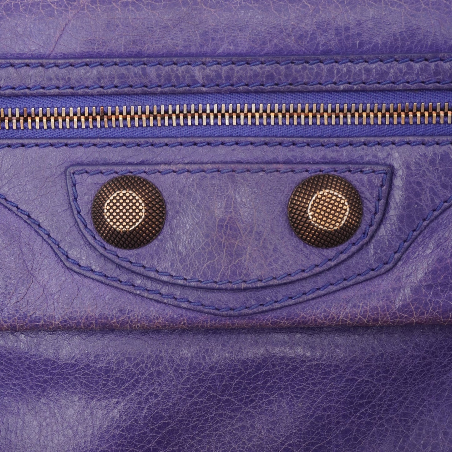Bolsa  Clutch Envelope Balenciaga Bolsa Purple Leather Giant 21