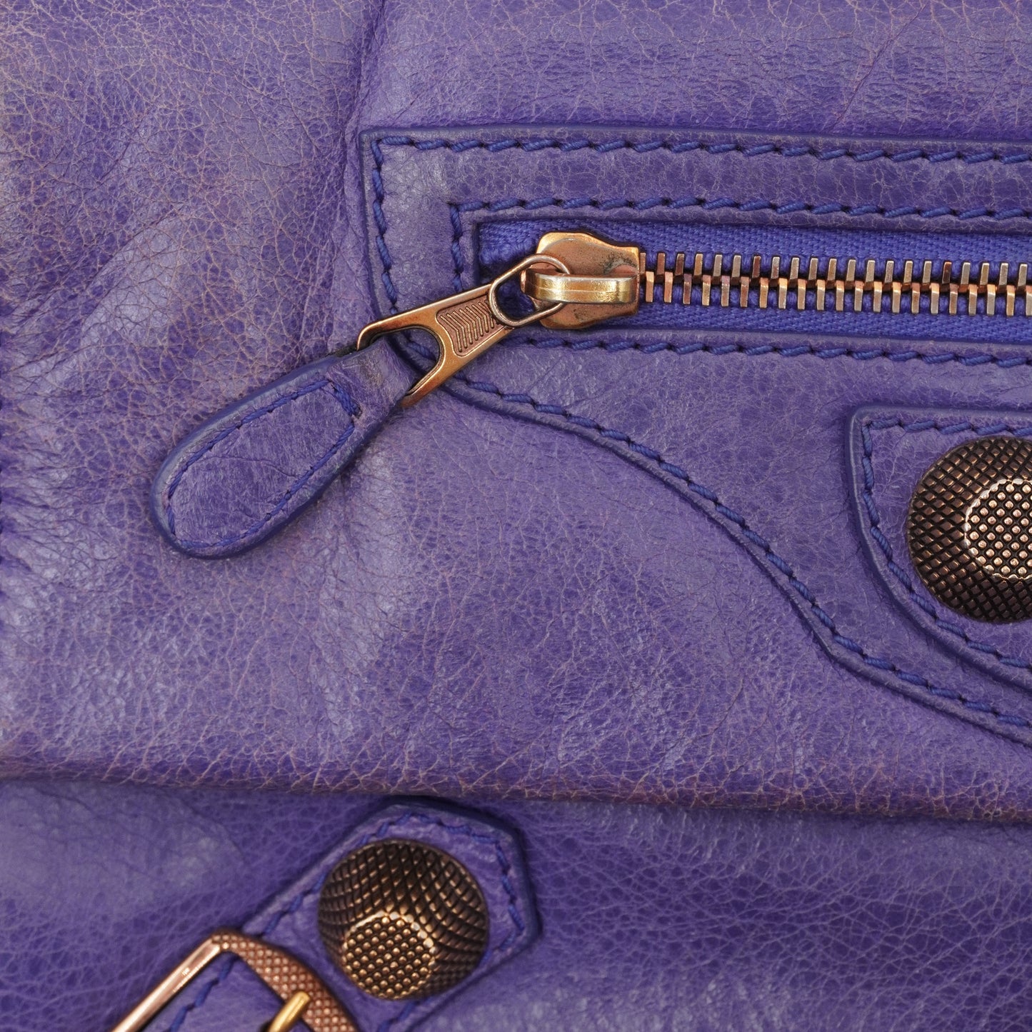 Bolsa  Clutch Envelope Balenciaga Bolsa Purple Leather Giant 21