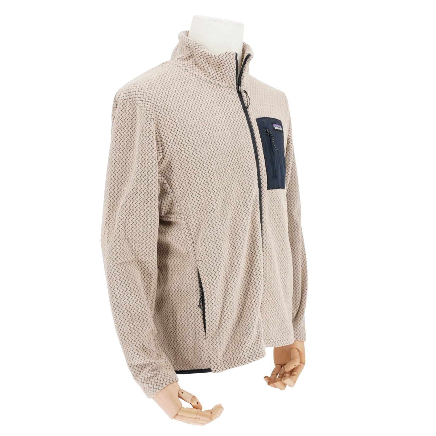 Chamarra Patagonia Polar Zip Neck Fleece Beige