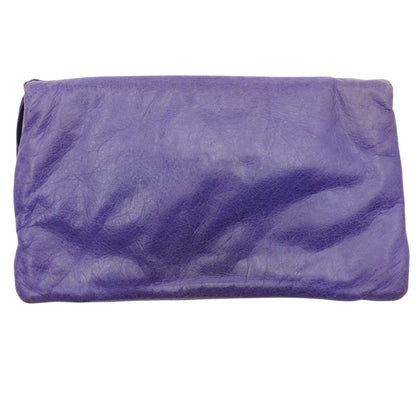 Bolsa  Clutch Envelope Balenciaga Bolsa Purple Leather Giant 21