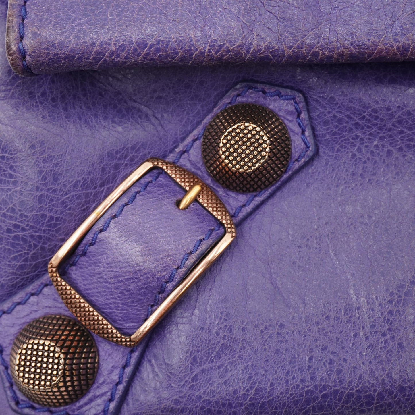 Bolsa  Clutch Envelope Balenciaga Bolsa Purple Leather Giant 21