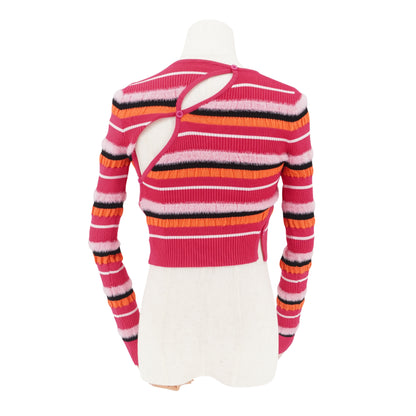 Suéter Jacquemus Le Cardigan Tordu Striped Knit