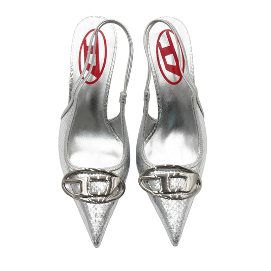 Tacones Diesel Stiletto Rhinestone Heels