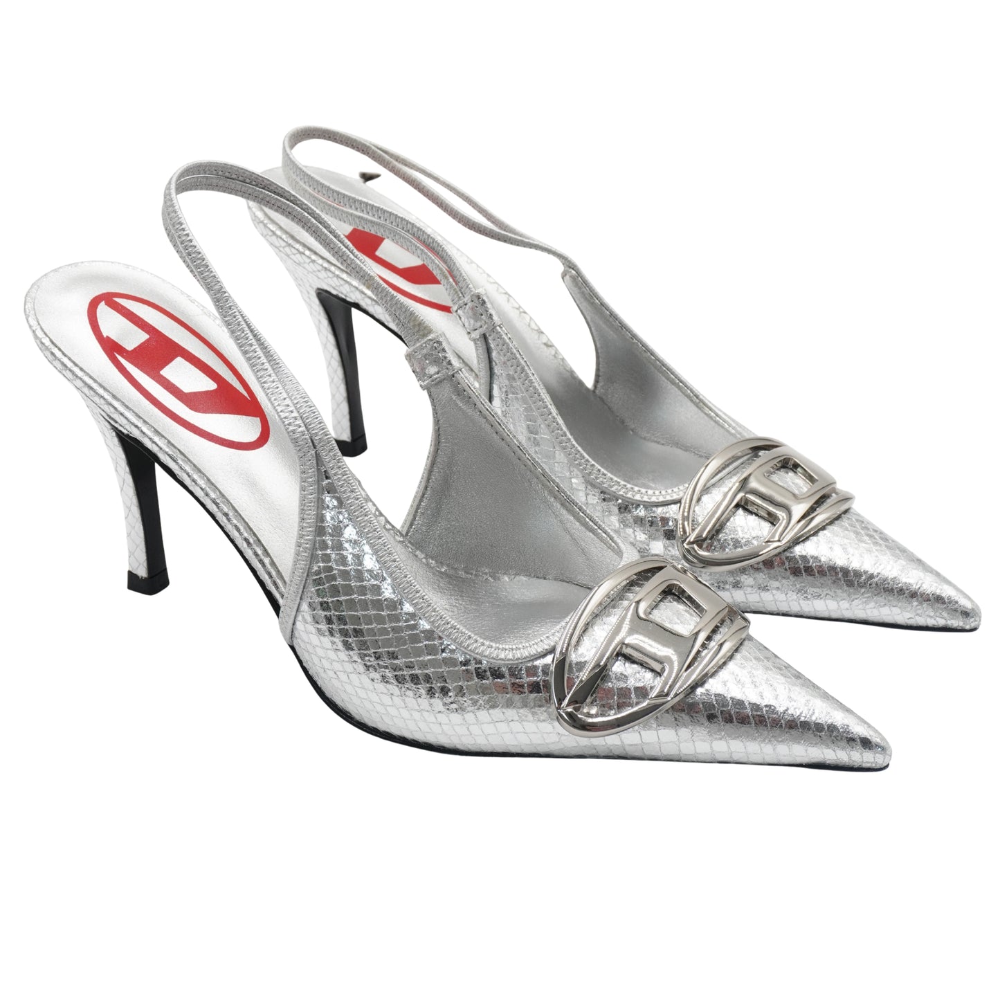 Tacones Diesel Stiletto Rhinestone Heels