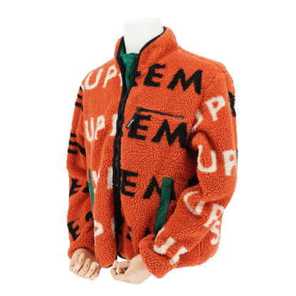 Chamarra Supreme Reversible Con Logo Naranja L Borrego