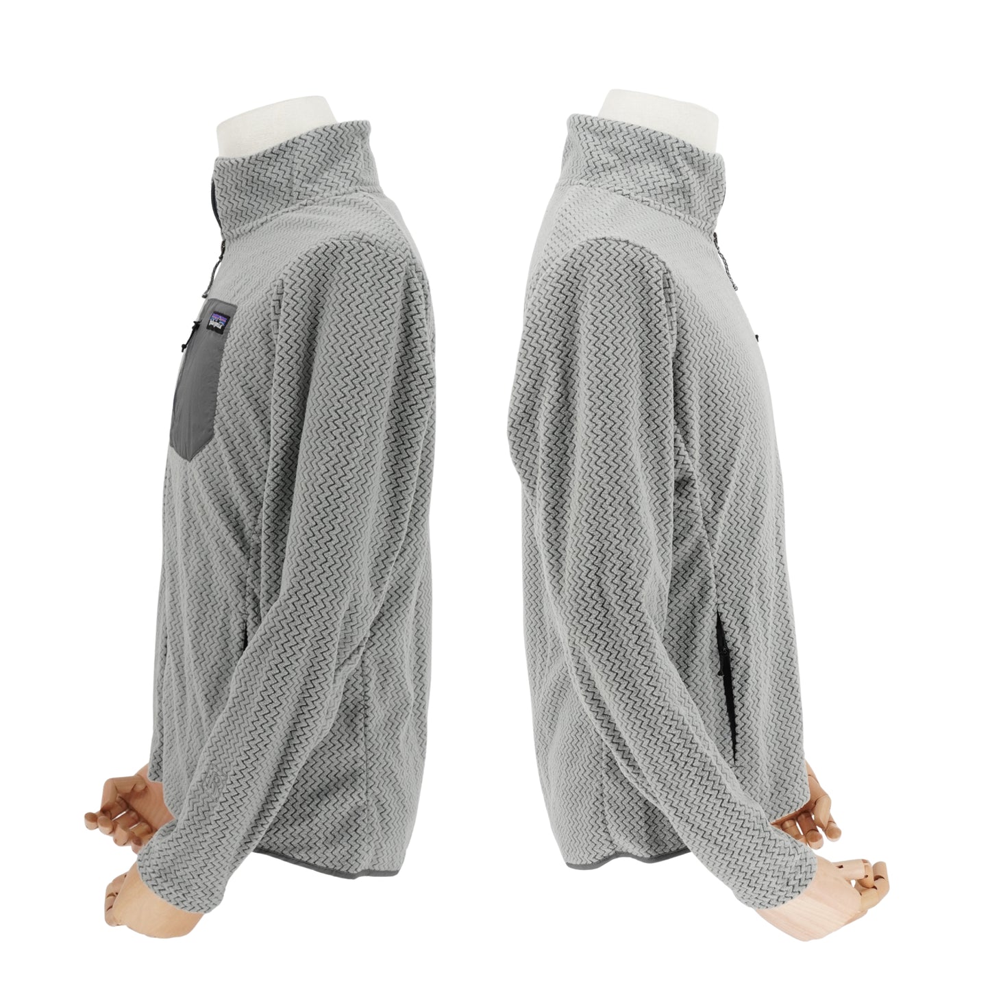 Chamarra Patagonia Polar Zip Neck Fleece Jacket Gris
