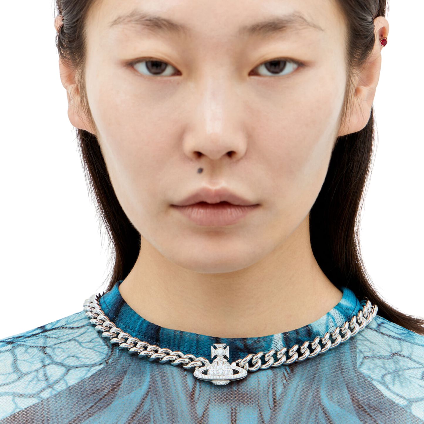 Collar Vivienne Westwood Mini Bas Relief Pearl