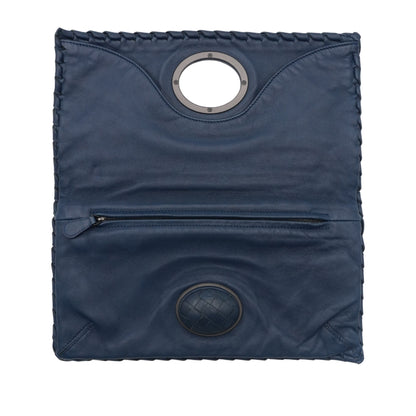 Bolsa Bottega Veneta Intrecciato Turn-Lock Clutch