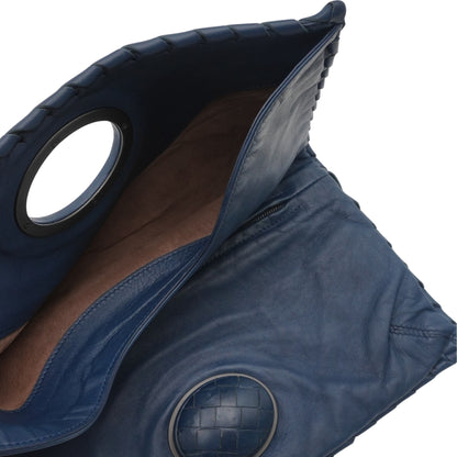 Bolsa Bottega Veneta Intrecciato Turn-Lock Clutch