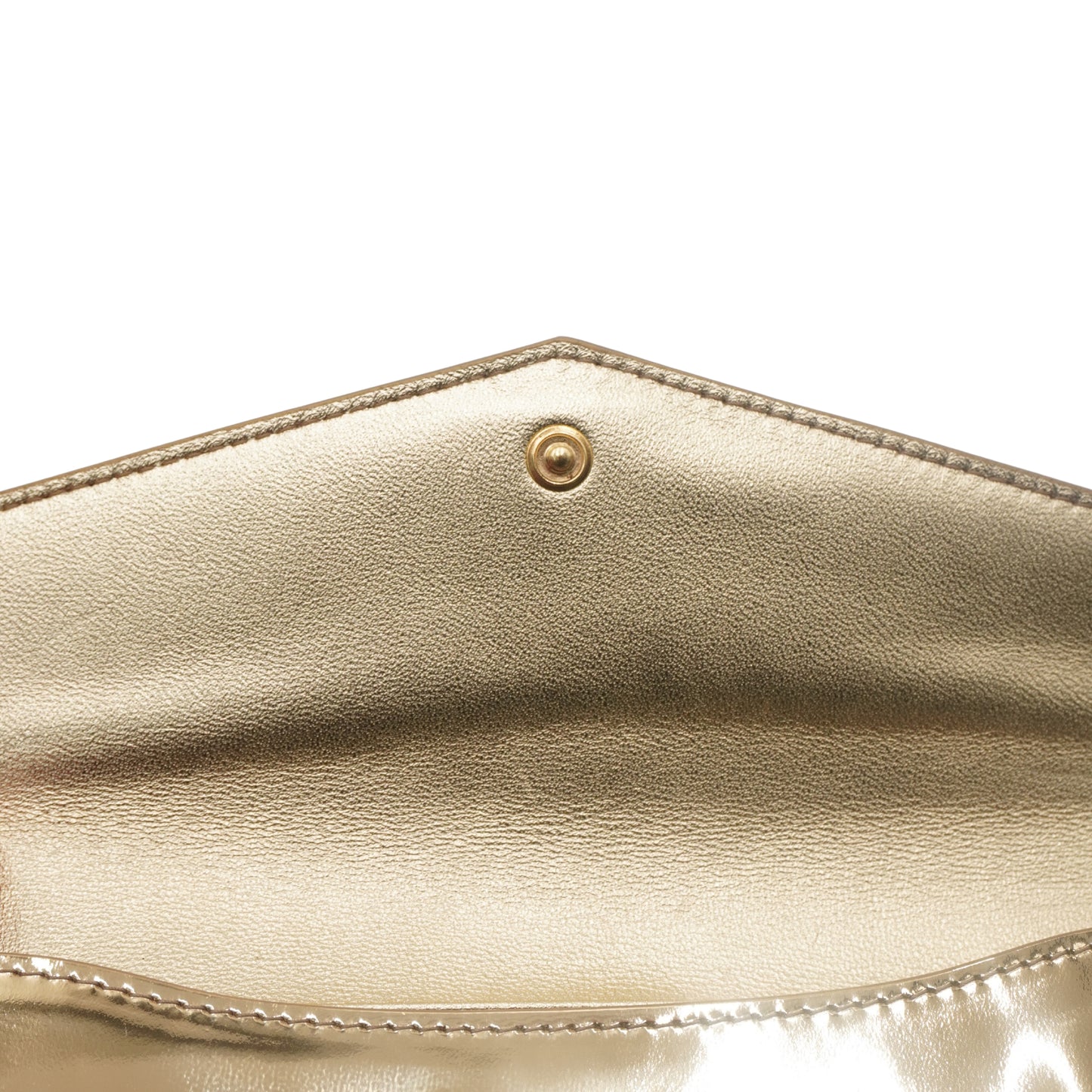 Bolsa Miu Miu Hand Clutch Dorada