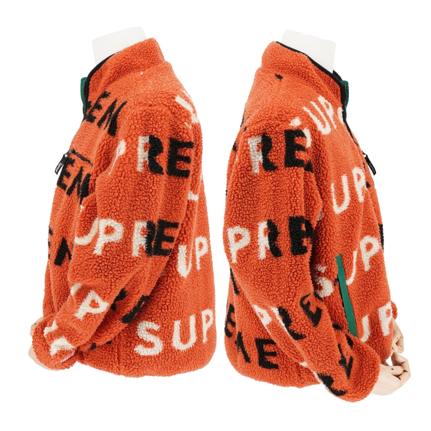 Chamarra Supreme Reversible Con Logo Naranja L Borrego