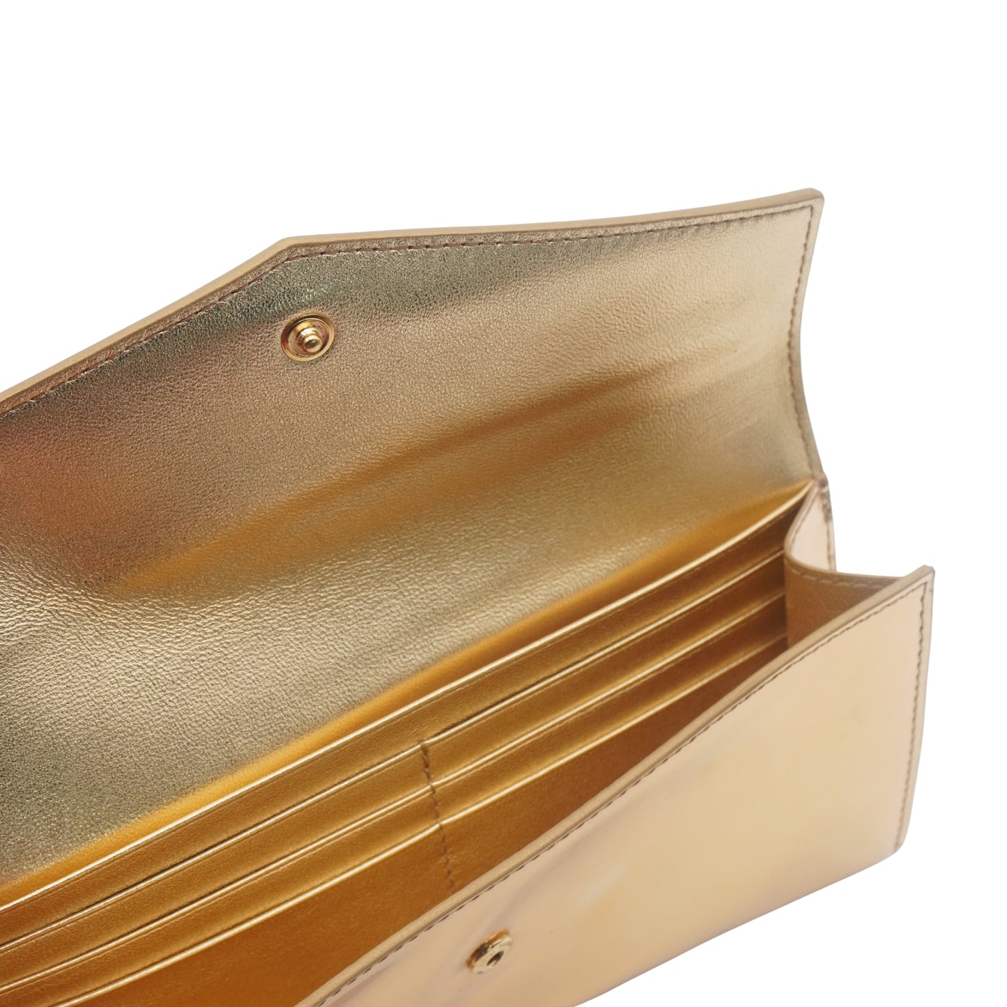 Bolsa Miu Miu Hand Clutch Dorada