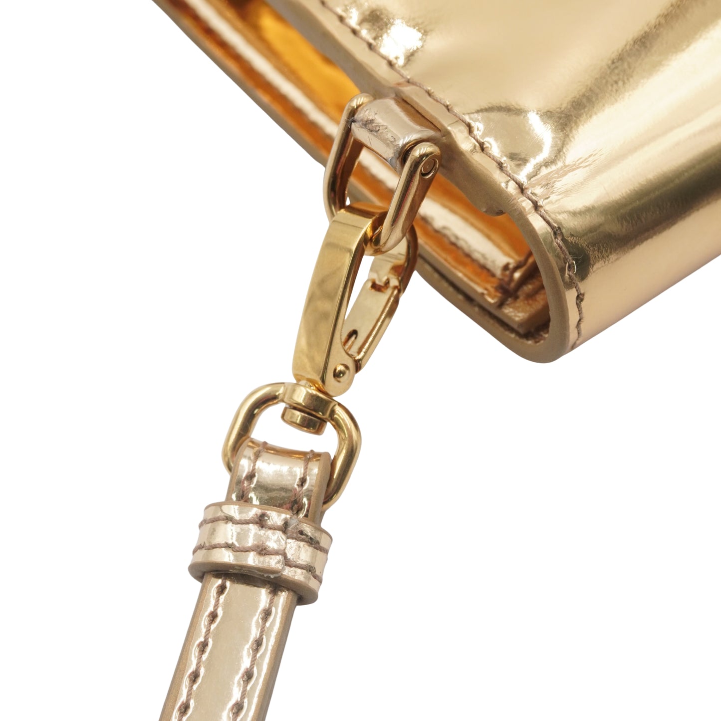 Bolsa Miu Miu Hand Clutch Dorada
