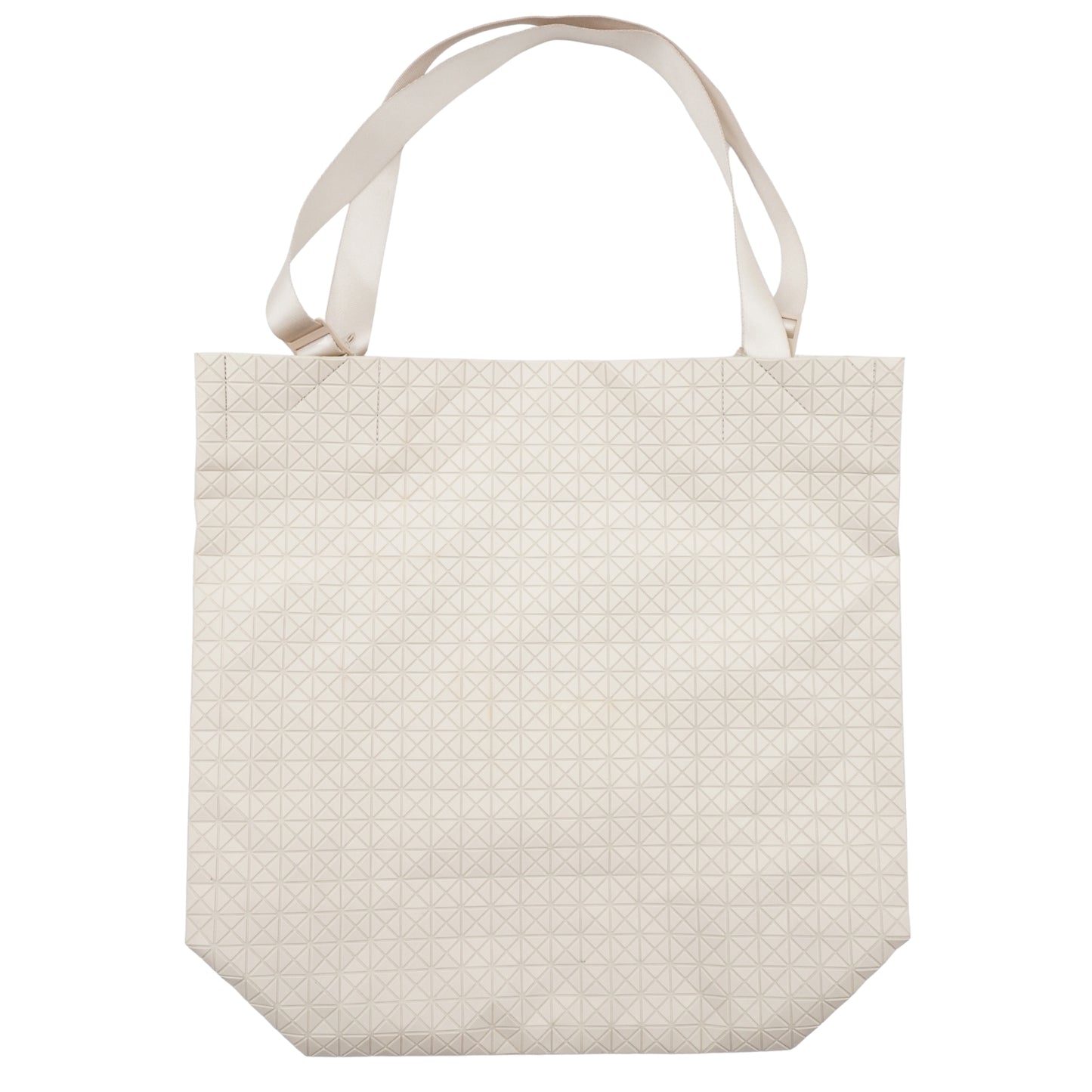 Bolsa Issey Miyake Bao Bao Beige One-tone Cart Tote Crema