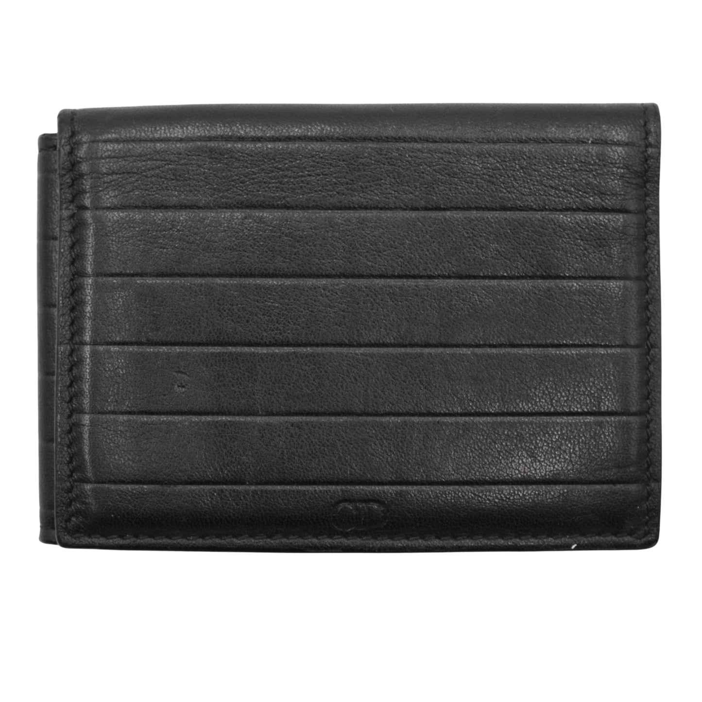 Cartera Dior Homme L-Stitch Leather Compact Wallet