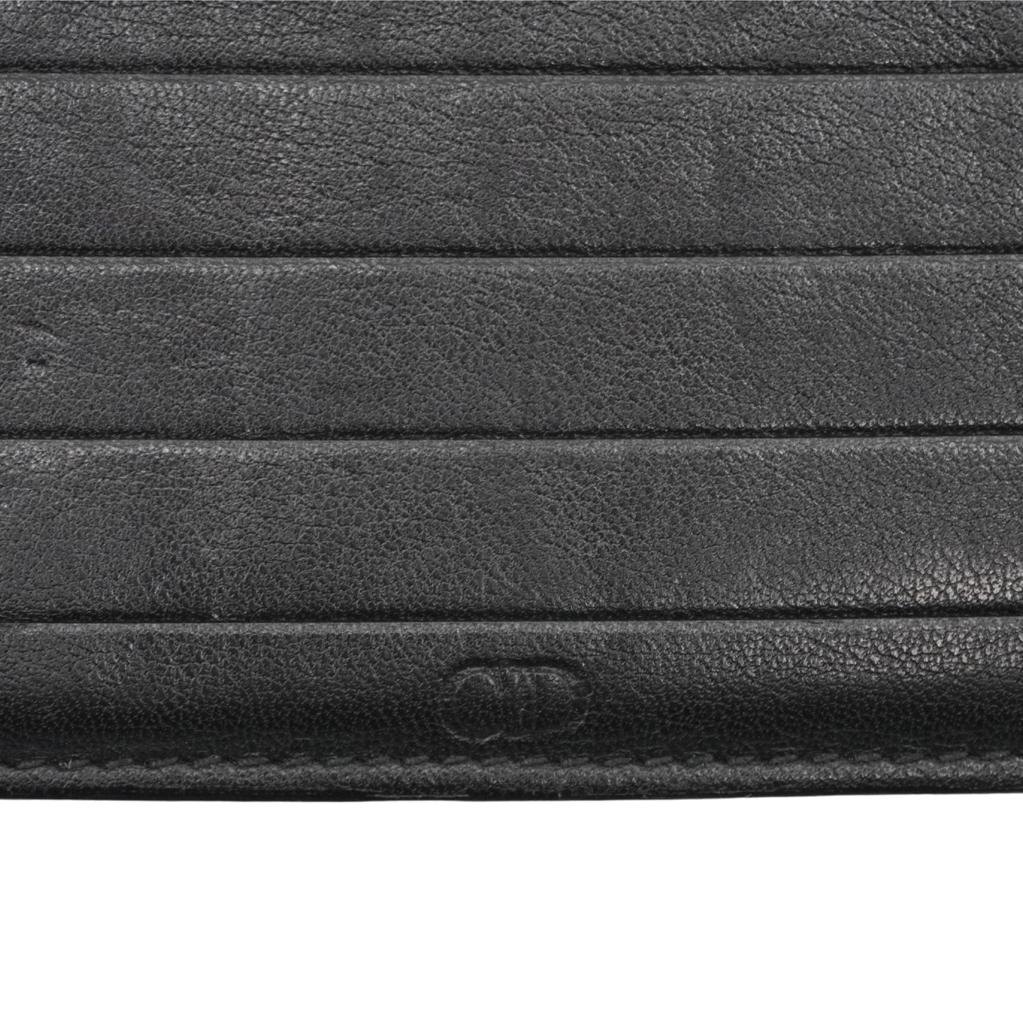 Cartera Dior Homme L-Stitch Leather Compact Wallet