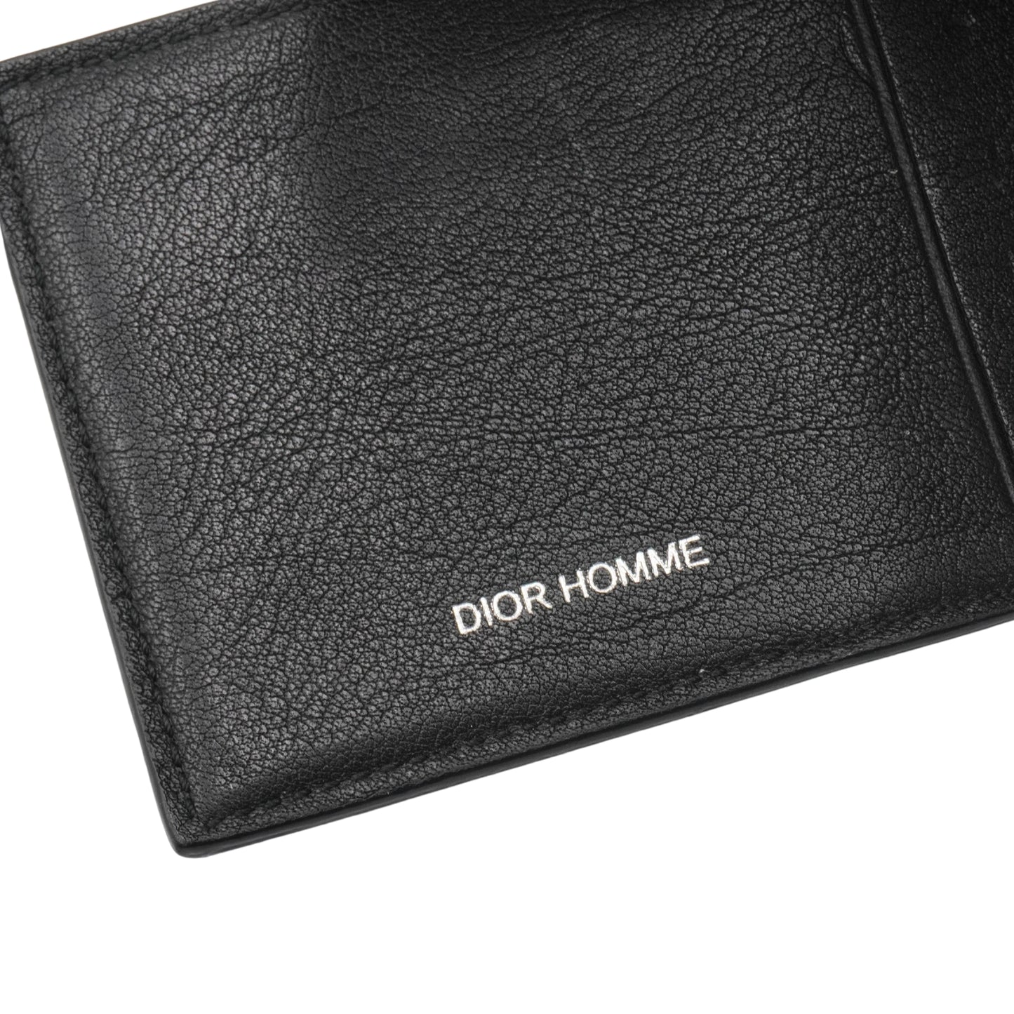 Cartera Dior Homme L-Stitch Leather Compact Wallet