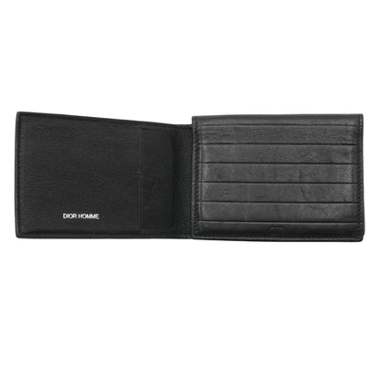 Cartera Dior Homme L-Stitch Leather Compact Wallet