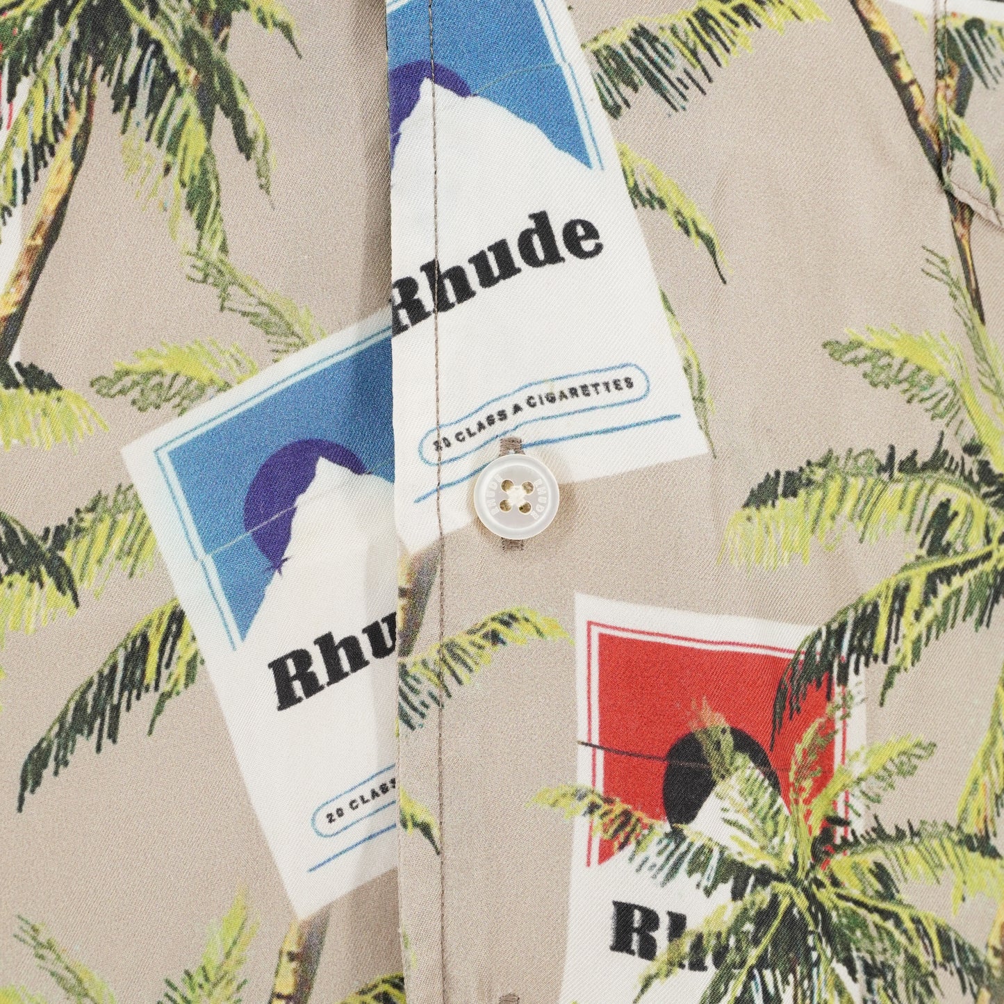 Camisa Rhude Short Sleeve Hawaiian Shirt
