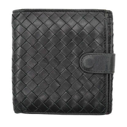Billetera Bottega Veneta negra