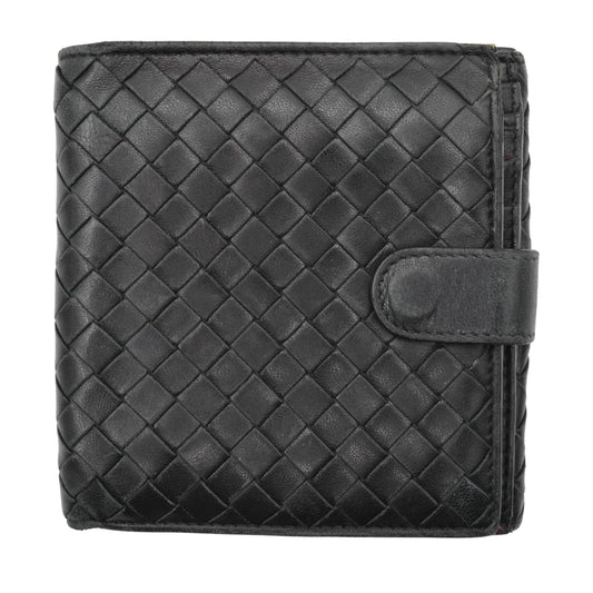 Billetera Bottega Veneta negra