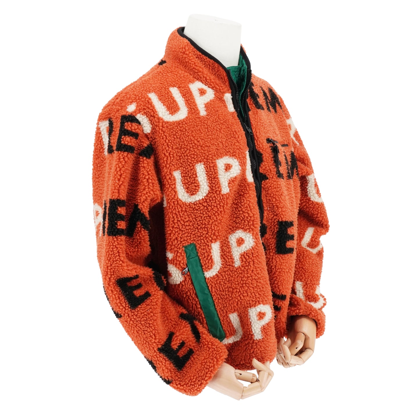 Chamarra Supreme Reversible Con Logo Naranja L Borrego