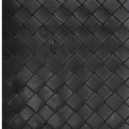 Cartera Bottega Veneta Intrecciato Zip Around Black