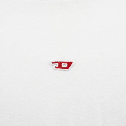 Playera Diesel Blanca con parche Oval D