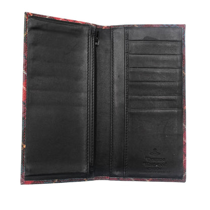 Cartera Vivienne Westwood Derby Tartan Long Wallet