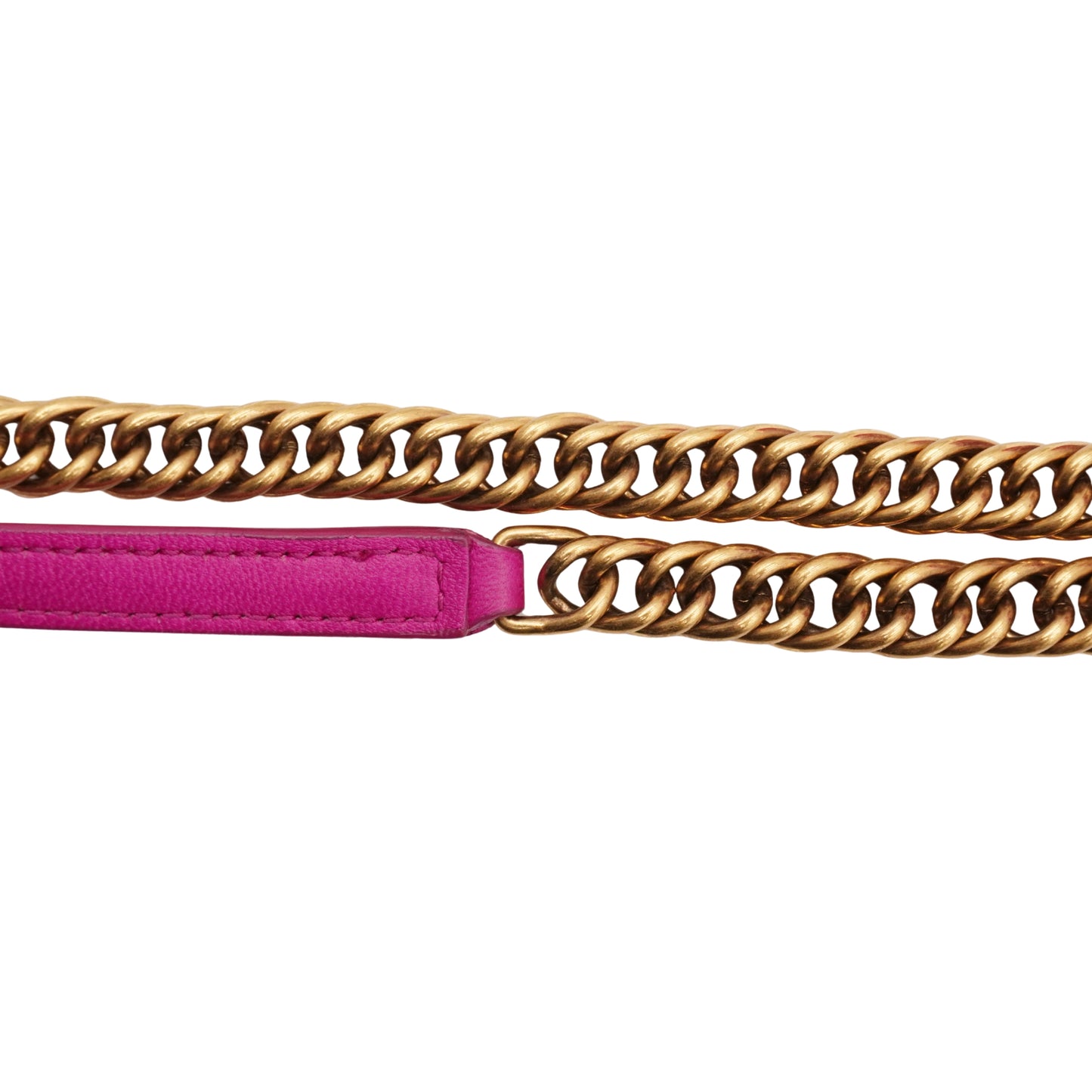 Bolsa Balenciaga Satin Jacquard BB S Round Chain Rosa